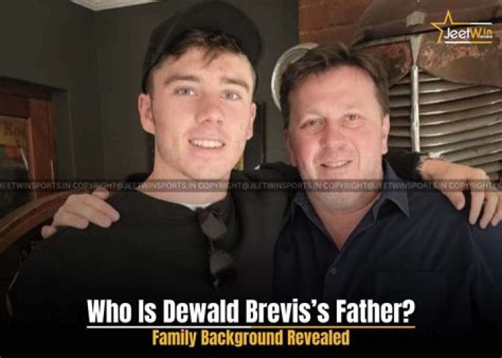 Who is Dewald Brevis Father? Is he related to AB de Villiers?