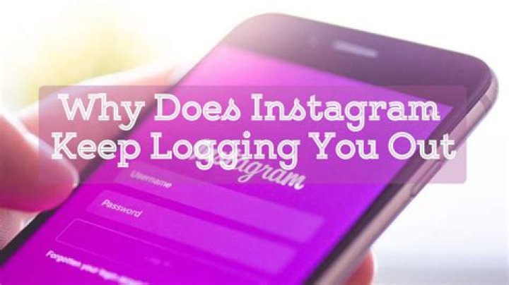 Why does Instagram keep logging me out (Is it a trick from Instagram?)