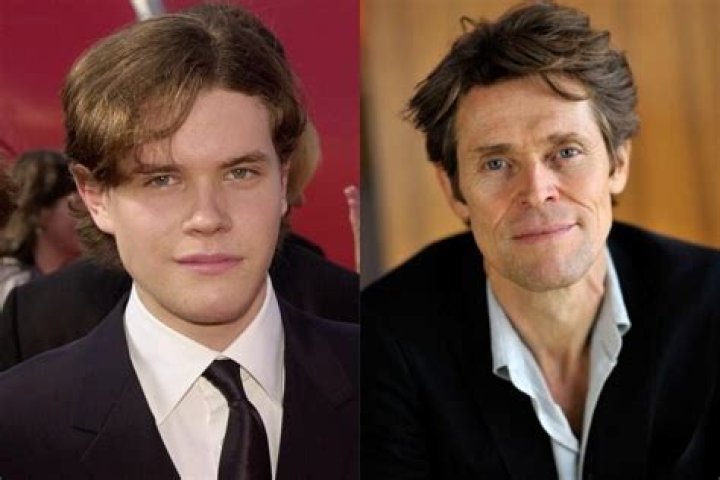 Willem Dafoe and his son Jack Willem dafoe, Oliver and company, Who