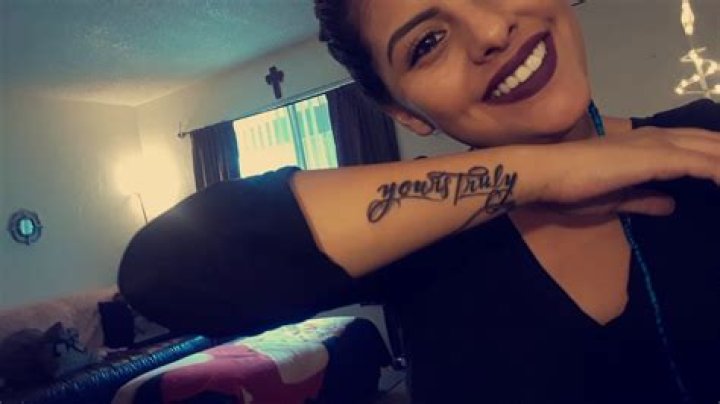 Yours Truly Tattoo SemiPermanent Tattoos by inkbox&trade; Inkbox&trade;