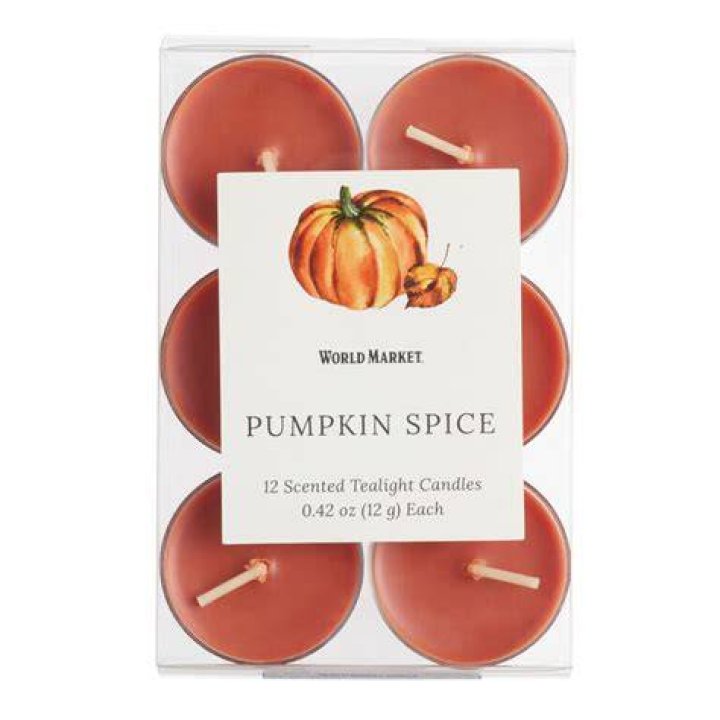 YUMMI 50PK TEALIGHT BK SPICE